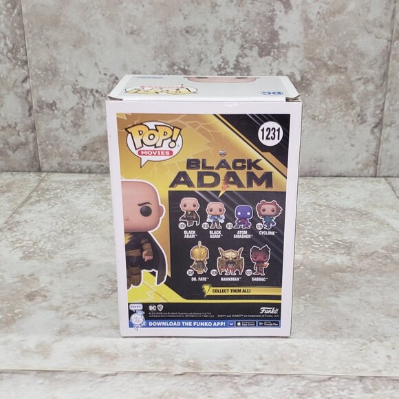 1231 Black Adam Cape Flying Funko Pop Movies Vinyl Figure NIB 2022 - Picture 5 of 7